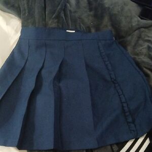 Wonder Nation Dark Blue Pleated Skirt